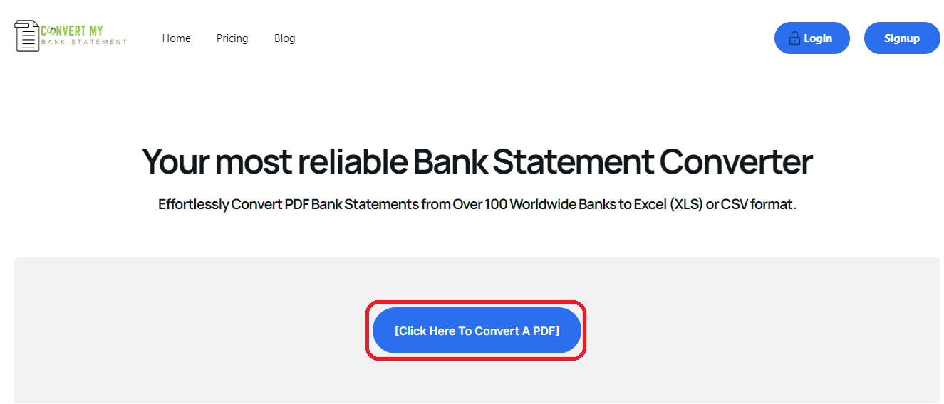 Your most reliable bank statement converter