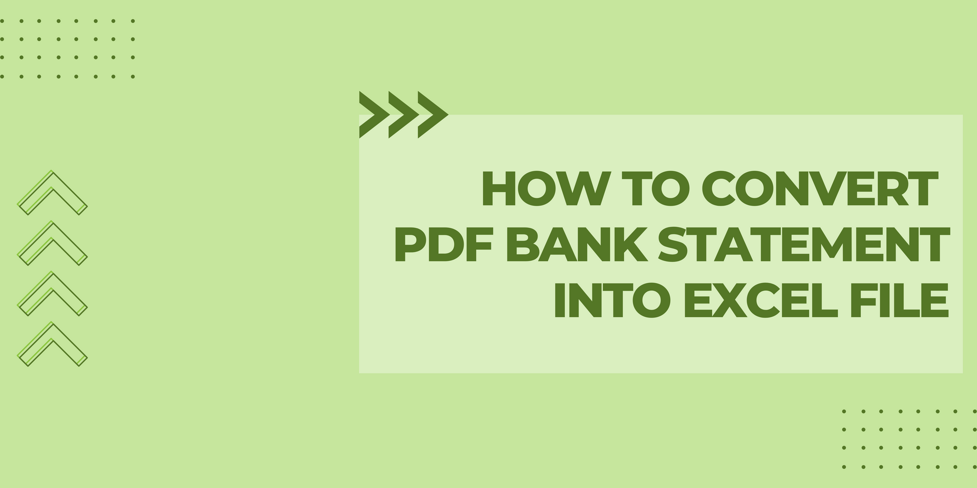 How To Convert Pdf Bank Statements To Excel Or Csv 9357