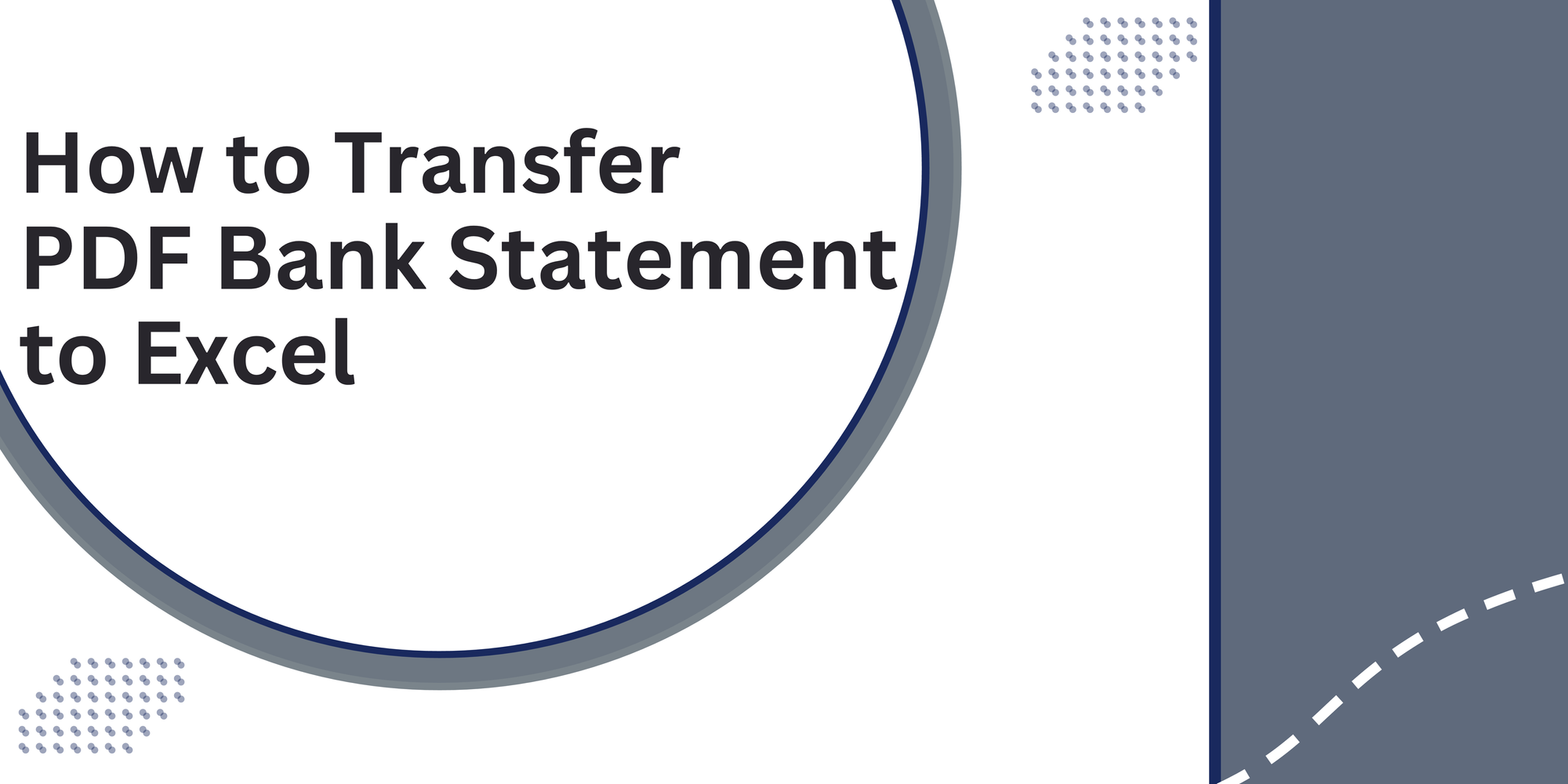 How to Transfer Bank Statement to Excel