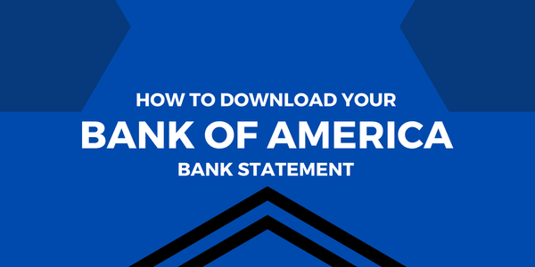 How to Download Your Bank of America PDF Bank Statement